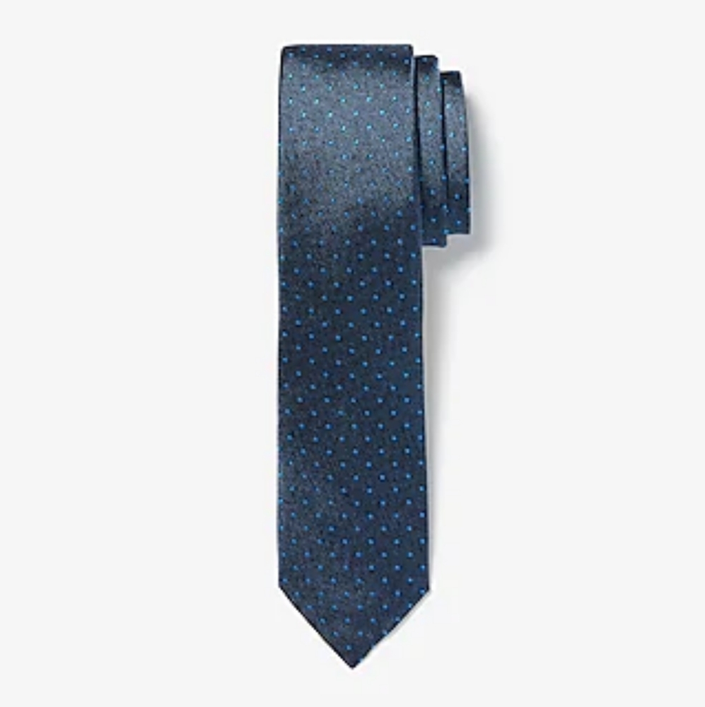 *NWT* Express Narrow Dotted Tie